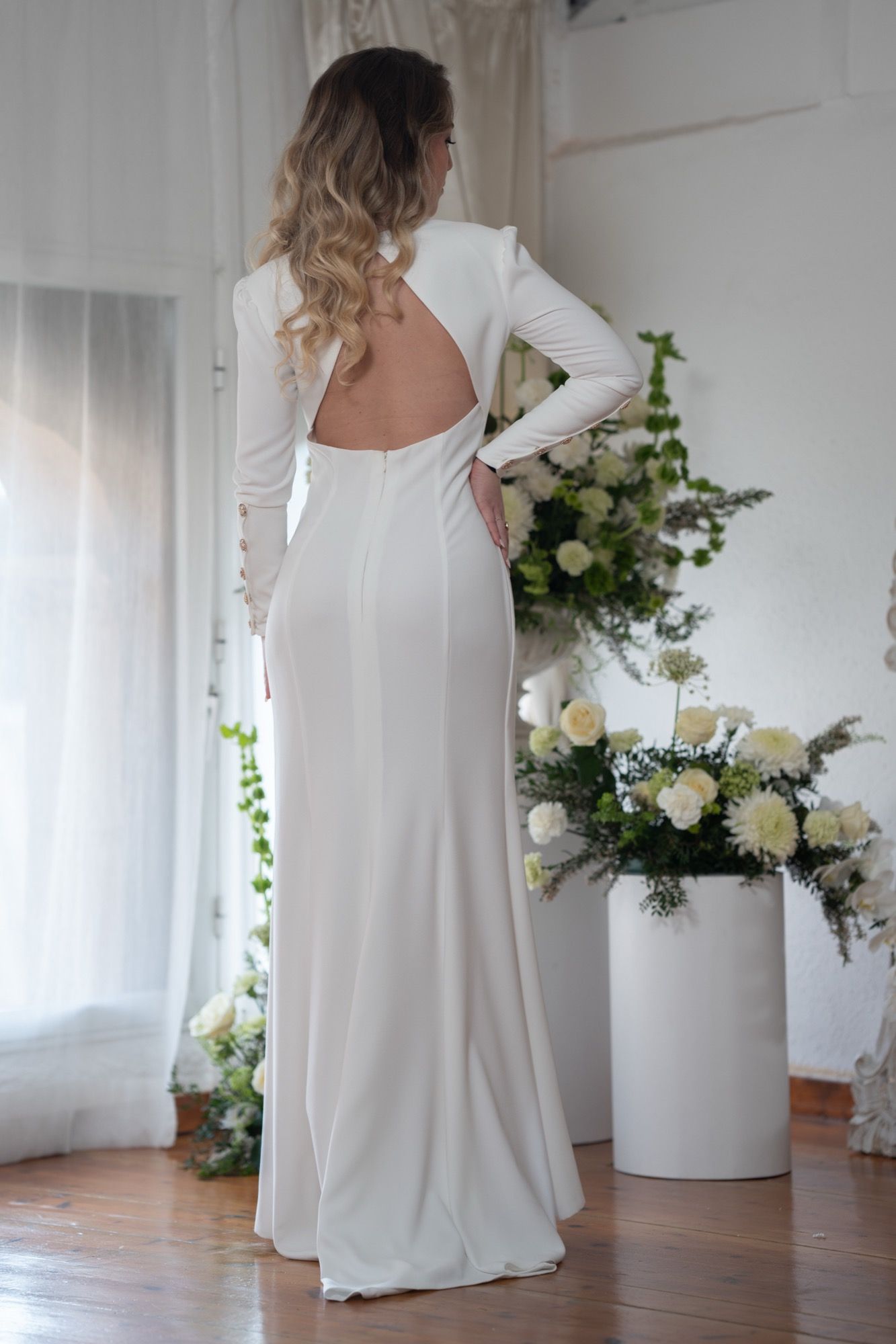 Vestido de novia en el atelier de Oksana Dorenska