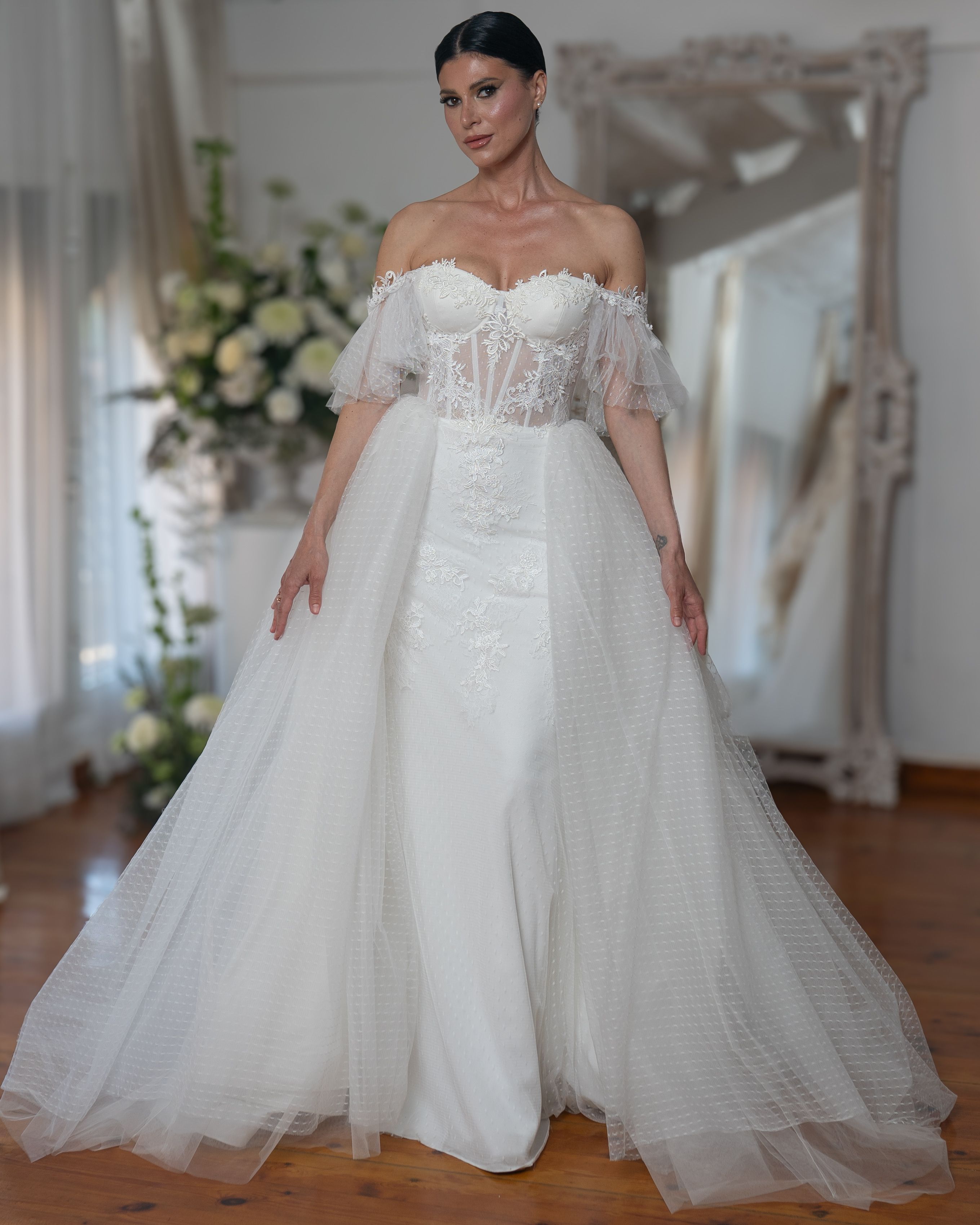 Vestido de novia a medida — atelier Oksana Dorenska, Barcelona